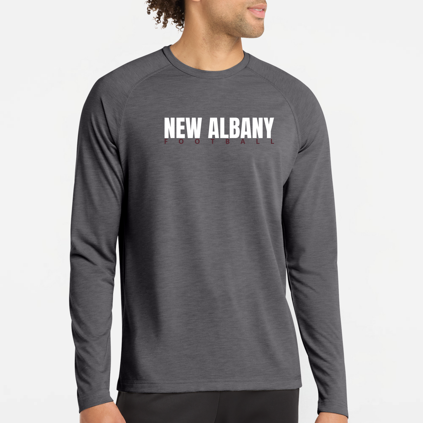 NAFootball: Long Sleeve Triblend Tech Tee