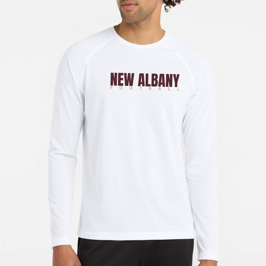 NAFootball: Long Sleeve Triblend Tech Tee