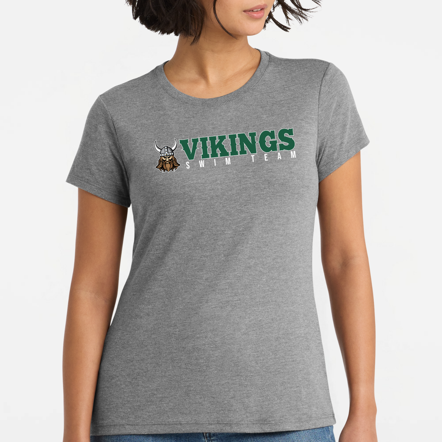 NRS: Vikings Swim Team Women's Triblend Short Sleeve T-Shirt