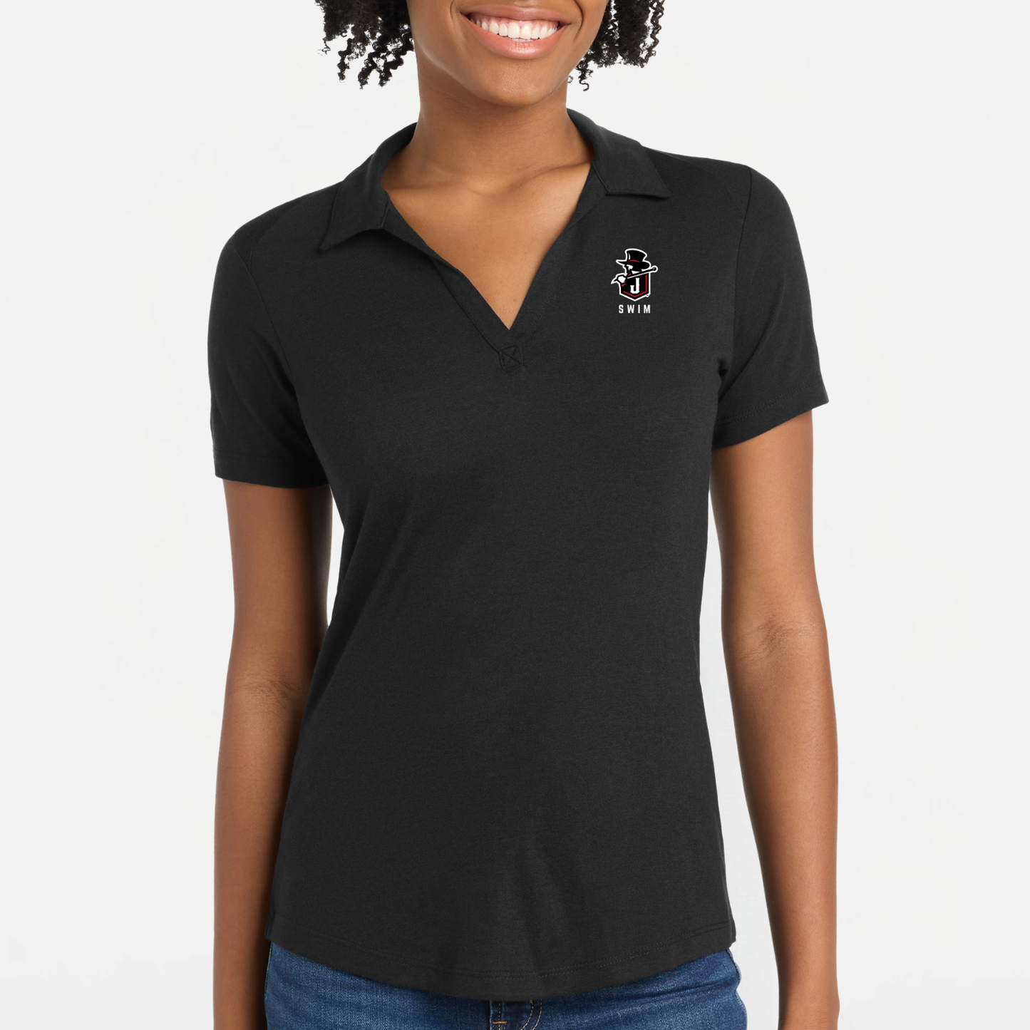 JS: Johnstown Swim Women's Triblend Tech Polo
