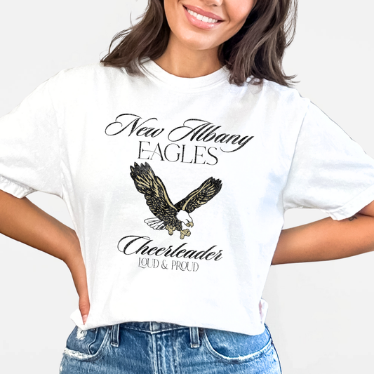 NAYCHEER: New Albany Eagles Cheerleader T-Shirt
