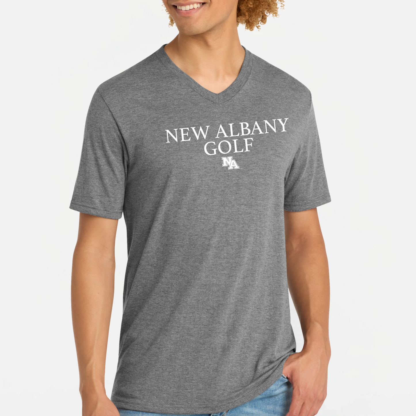 NAGolf: Triblend V-Neck Tee
