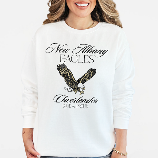 NAYCHEER: New Albany Eagles Cheerleader Sweatshirt