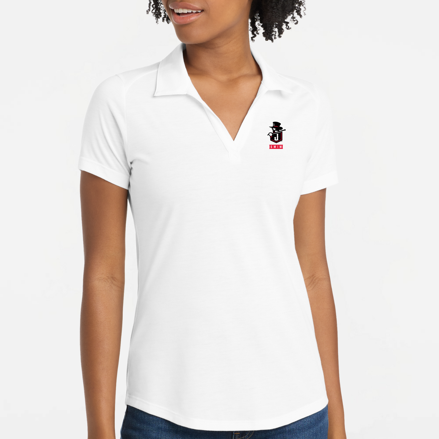 JS: Johnstown Swim Women's Triblend Tech Polo