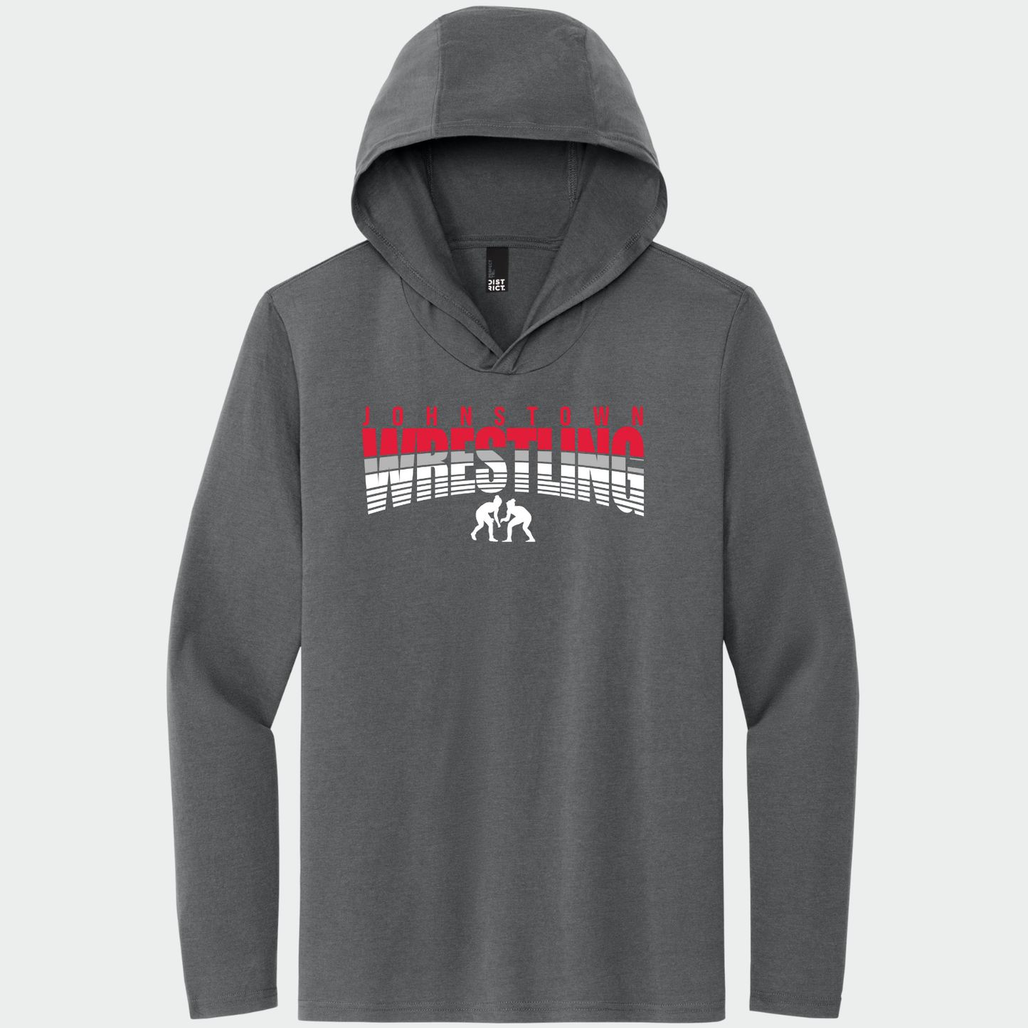 JYAA: Johnstown Wrestling Hooded Long Sleeve Triblend T-Shirt