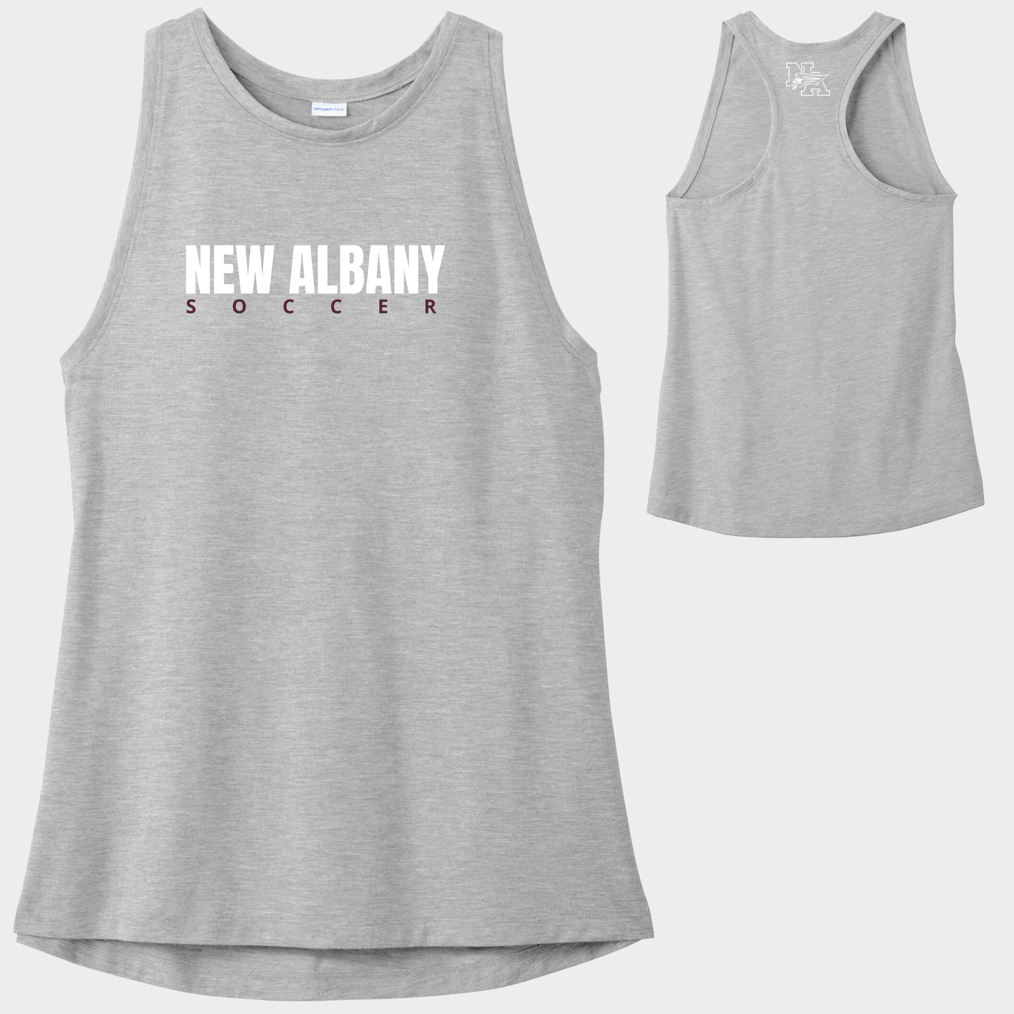 NAGS: New Albany Soccer, Women's Triblend Tech Tank