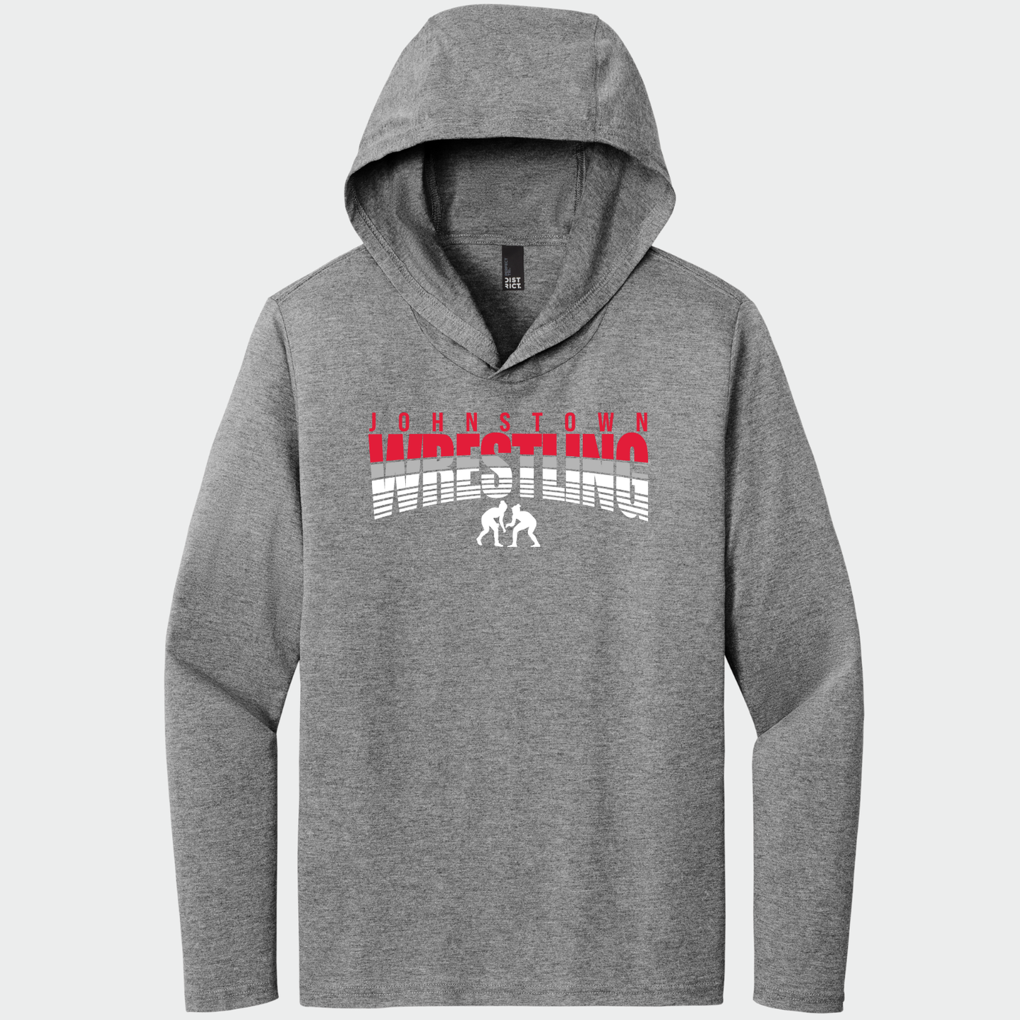 JYAA: Johnstown Wrestling Hooded Long Sleeve Triblend T-Shirt