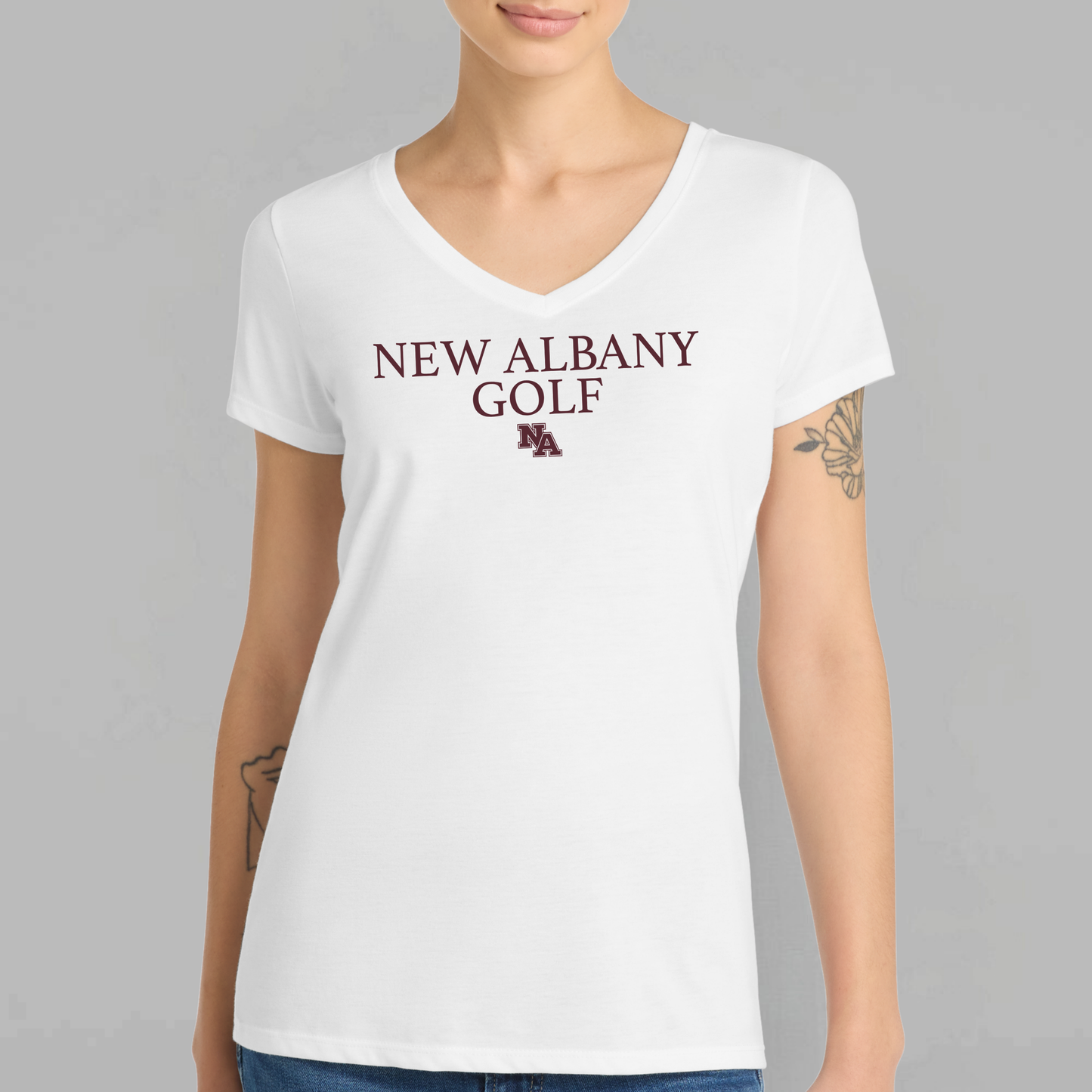 NAGolf: Women's Triblend V-Neck Tee