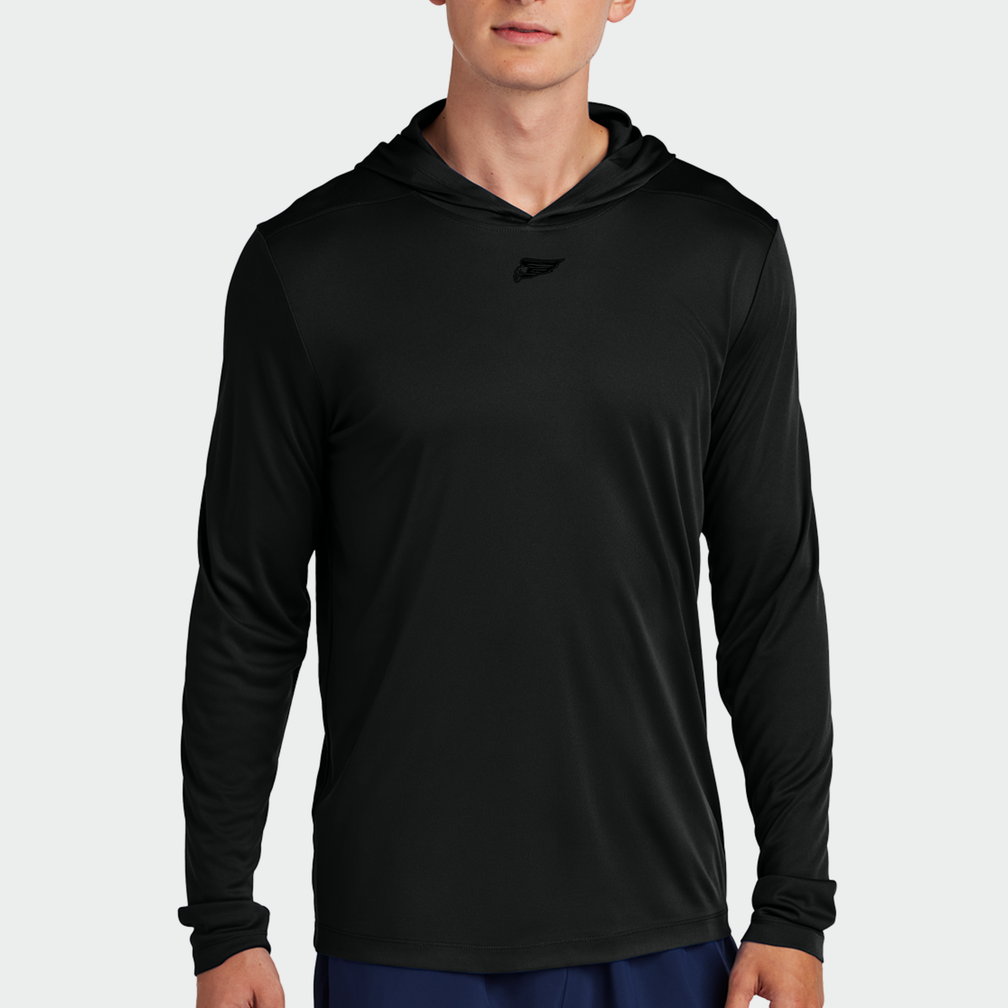 NAGS: Monochrome Eagle, UV Pro Long Sleeve Hoodie