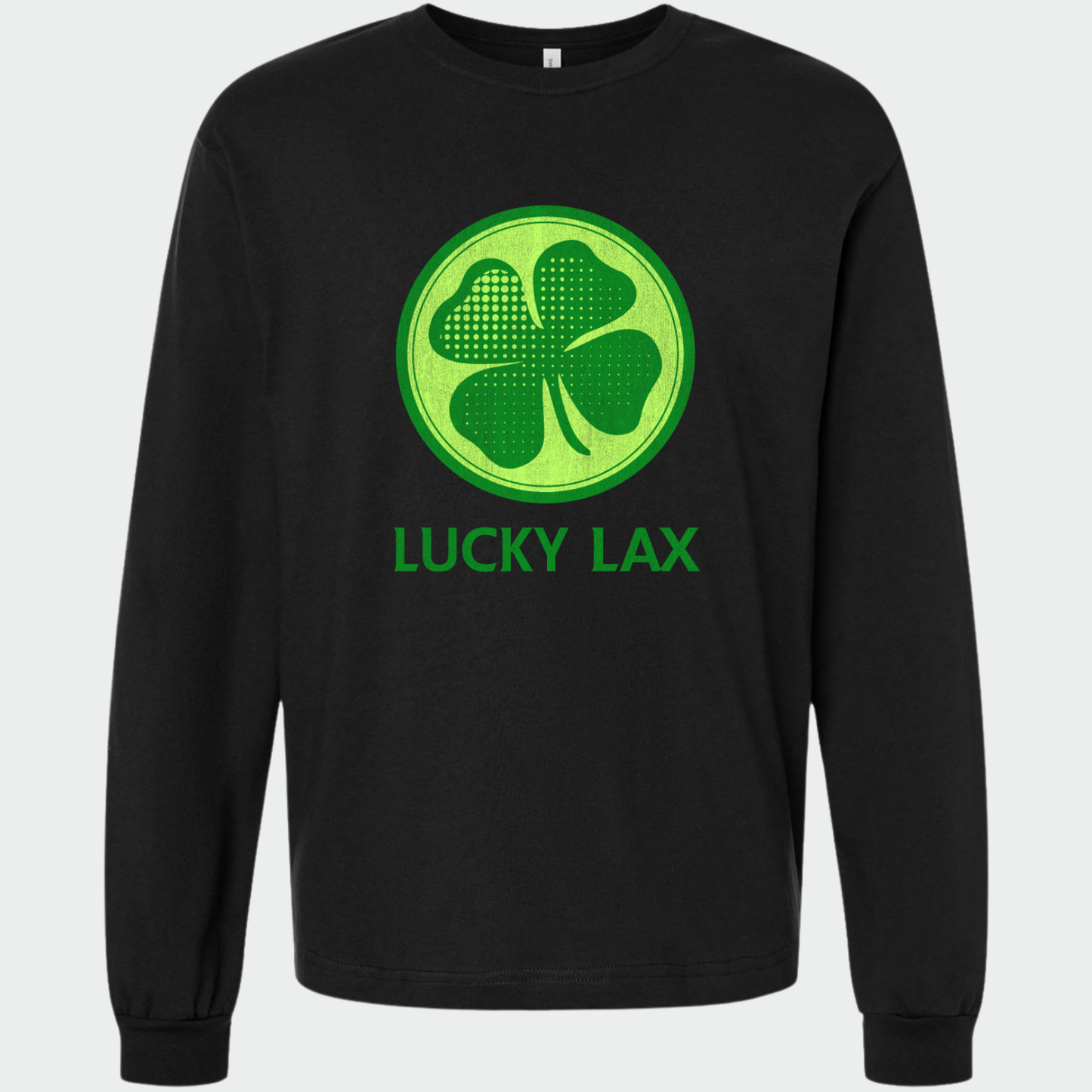 LuckyLax: *distressed graphic* 6oz Heavyweight Long Sleeve T-Shirt