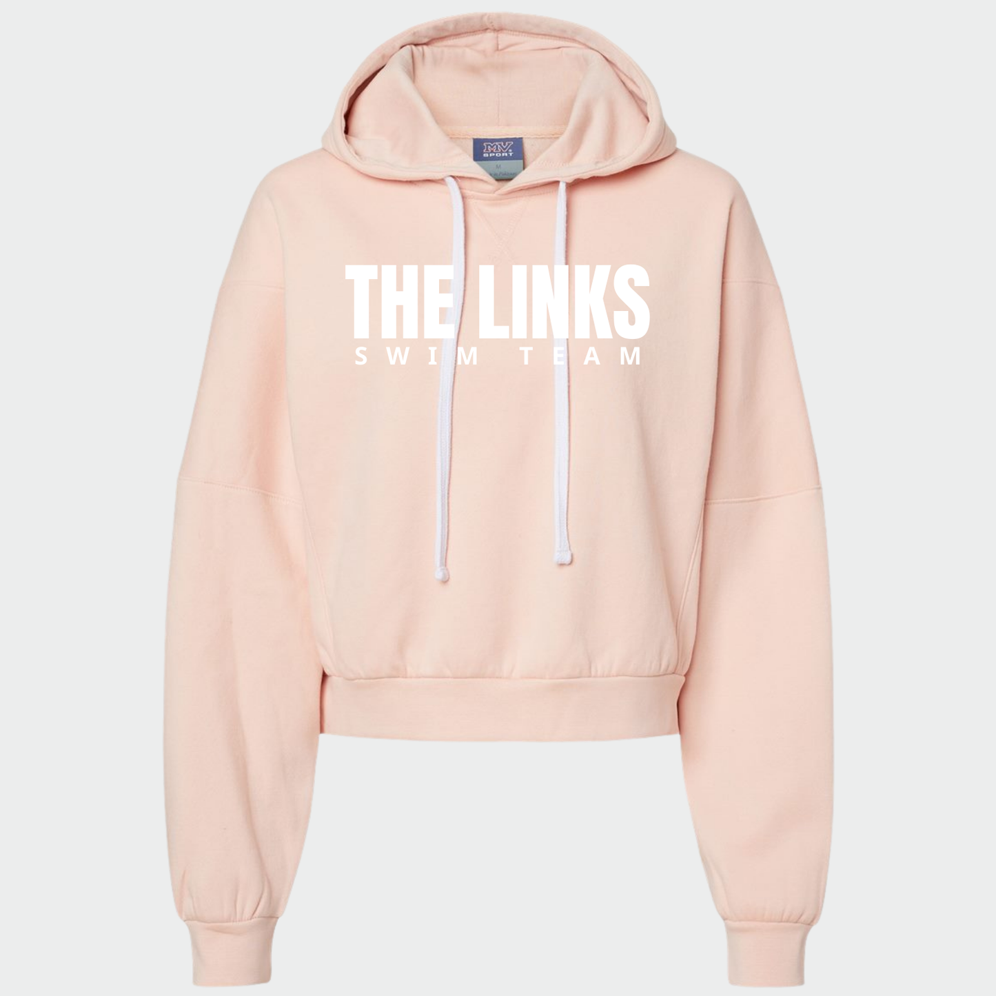 LINKSWIM: Boxy Crop Hooded Sweatshirt