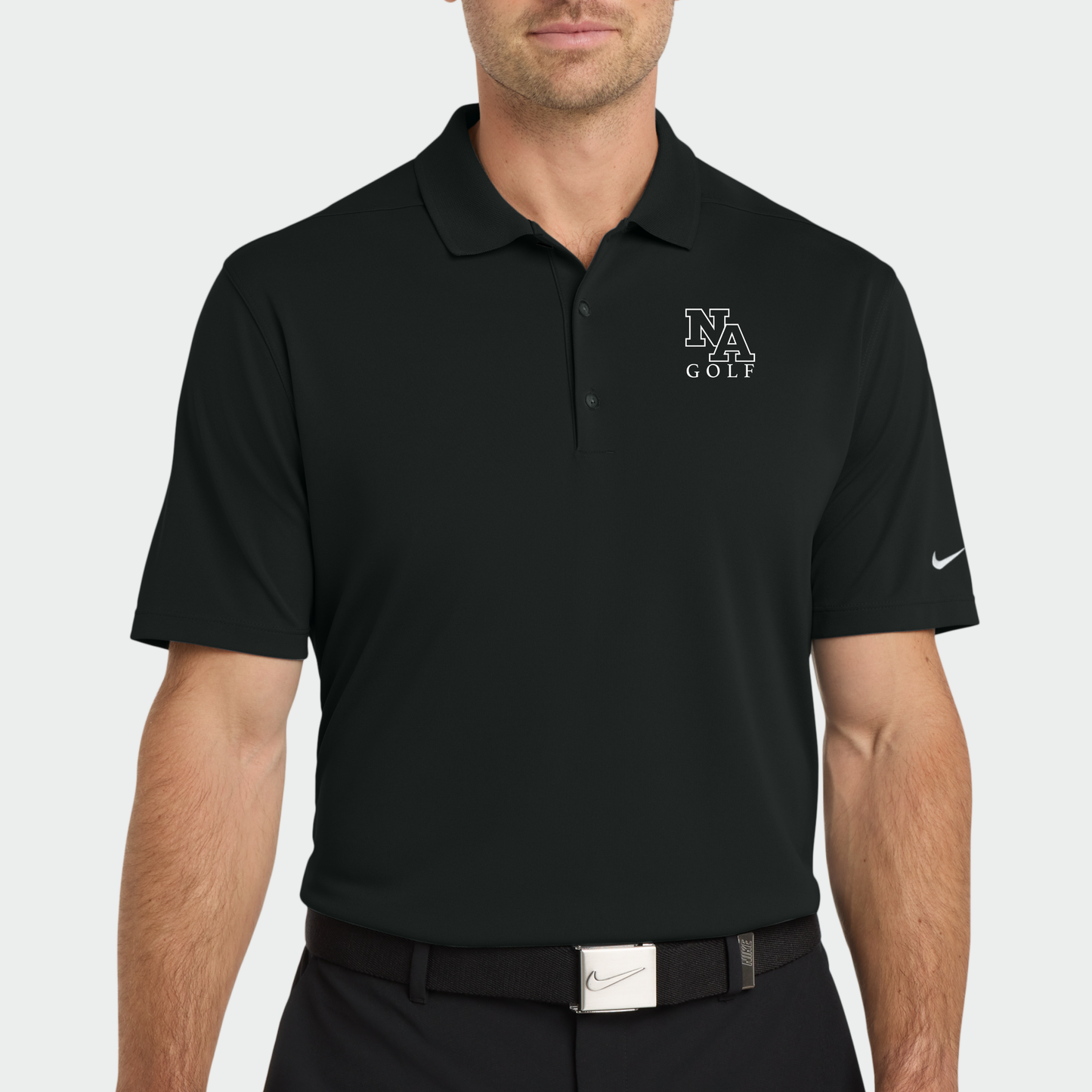 NAGolf: Embroidered, Nike Micro-Pique Polo