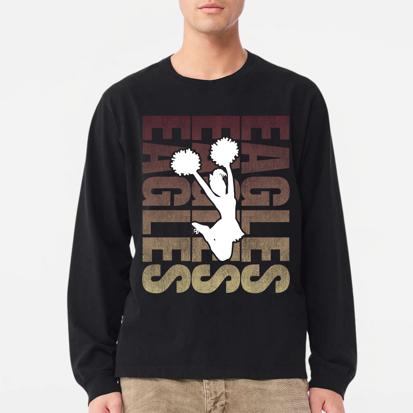 NAYCheer: Garment-Dyed Long Sleeve Tee