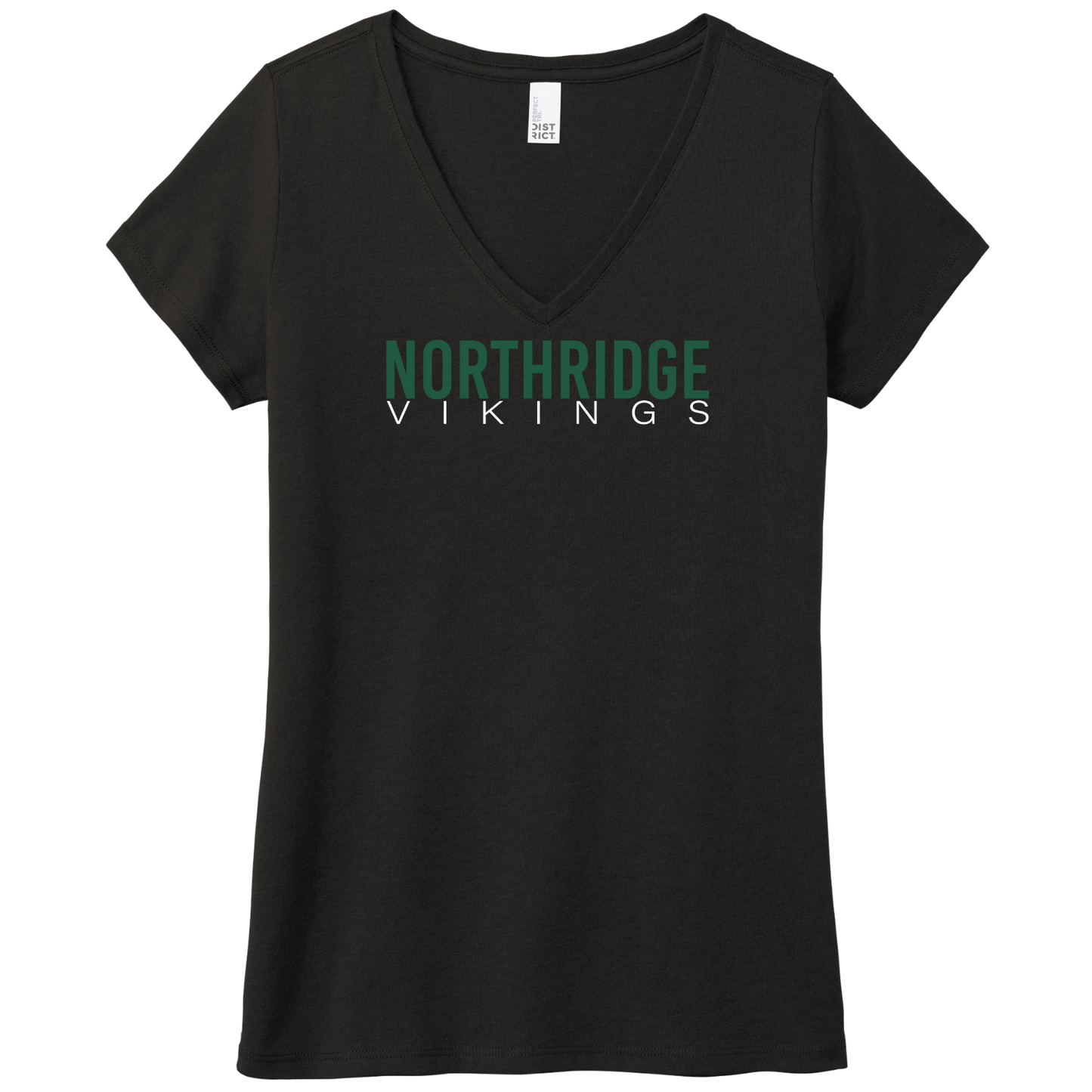 NRS: Northridge Vikings Women's Blended Short Sleeve V-Neck T-Shirt