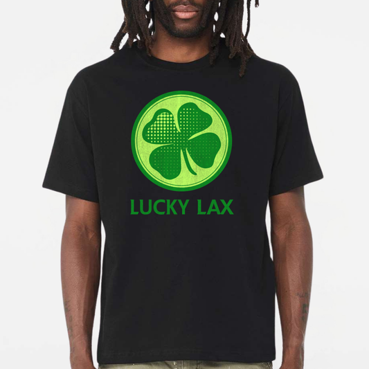 LuckyLax: *distressed graphic* 6oz Heavyweight T-Shirt