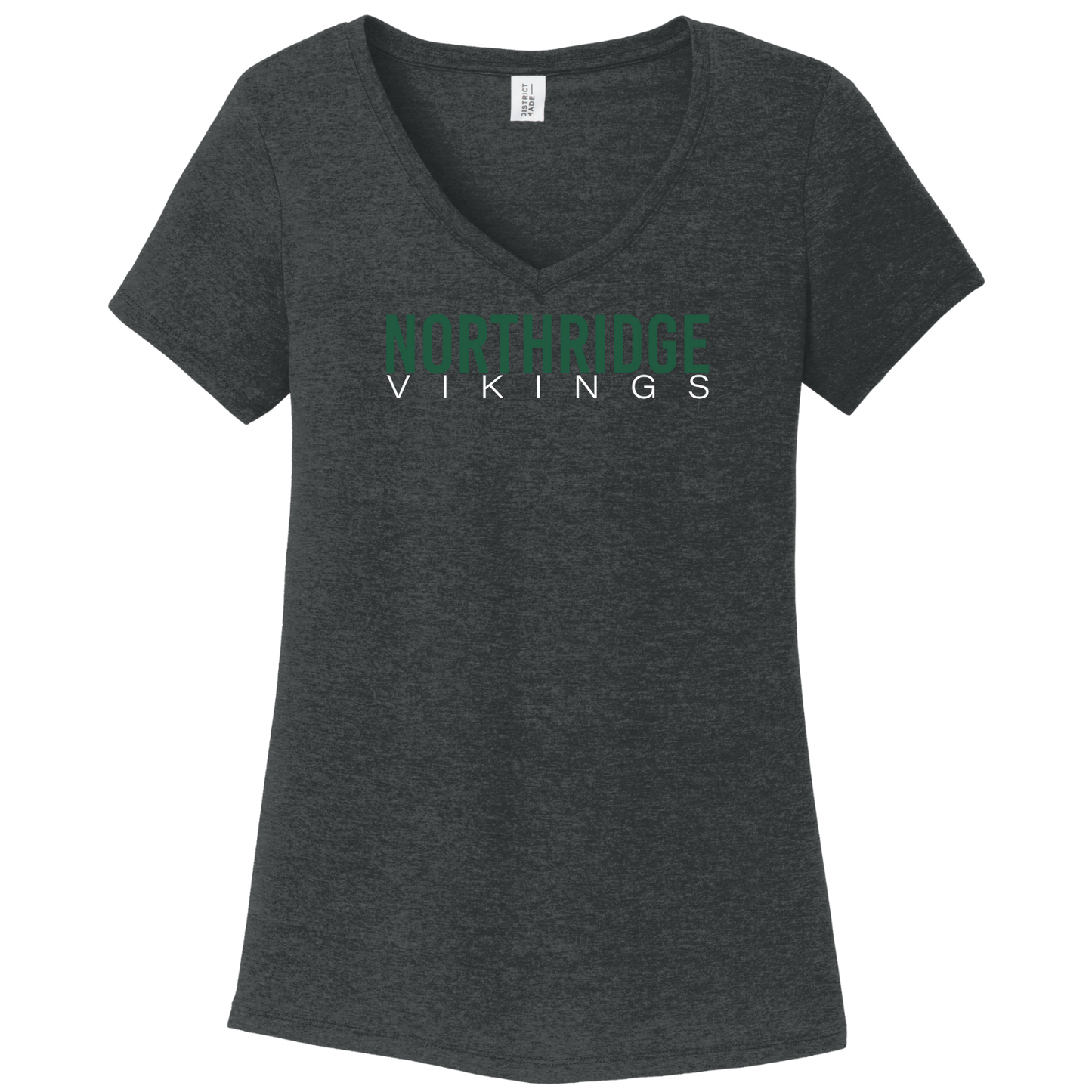 NRS: Northridge Vikings Women's Blended Short Sleeve V-Neck T-Shirt