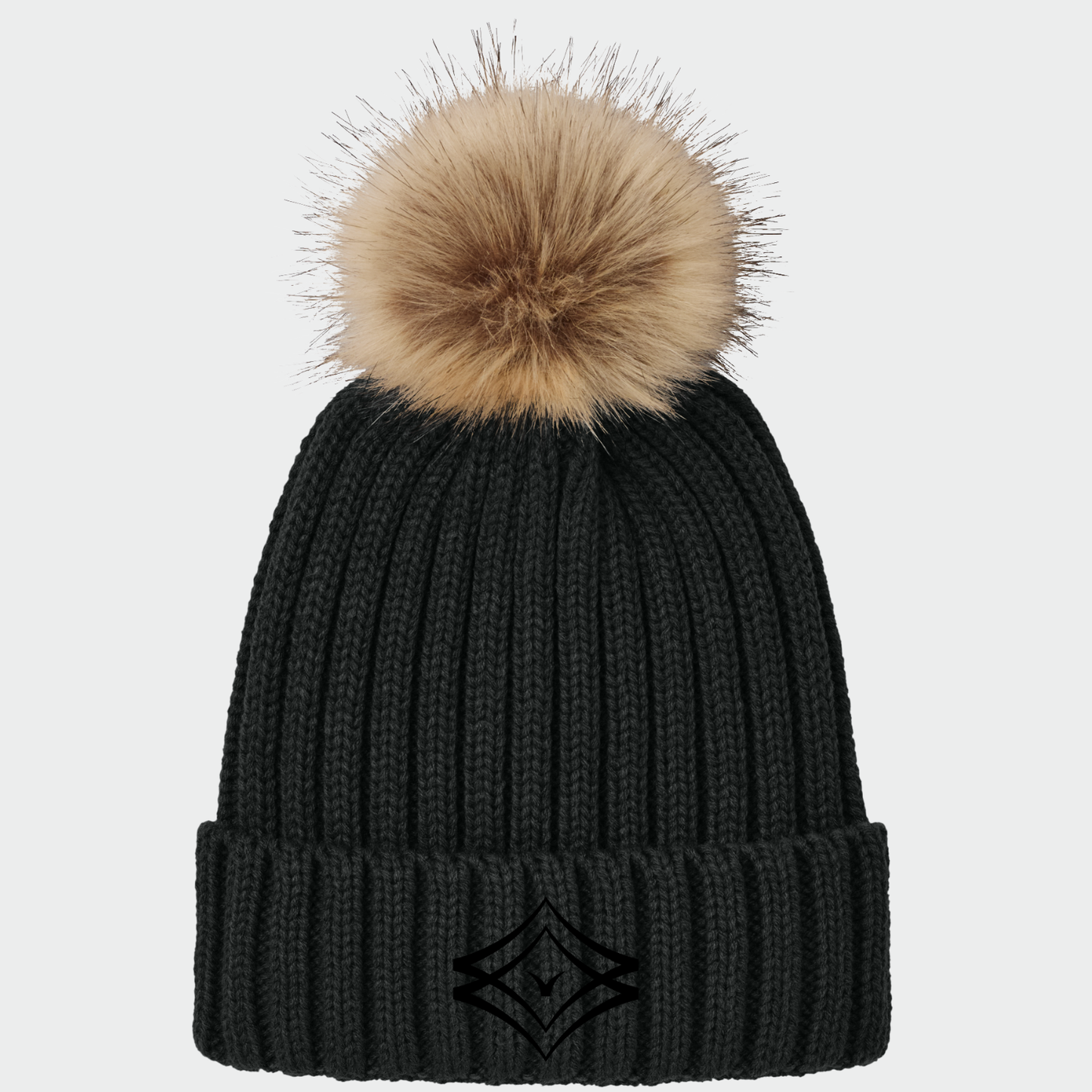 Nextier: Embroidered Pom Beanie