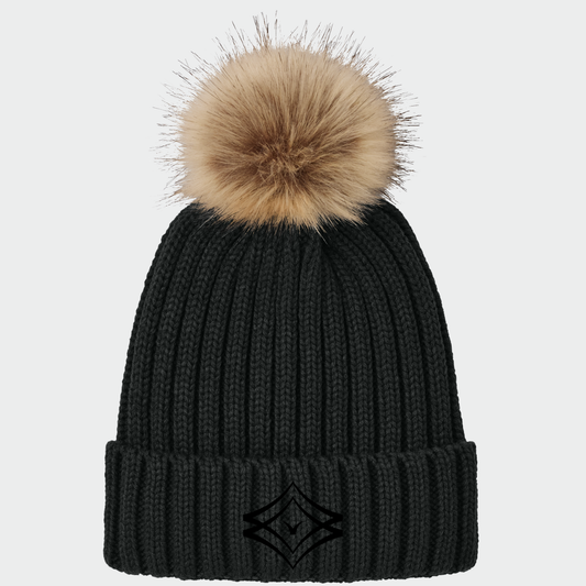 Nextier: Embroidered Pom Beanie