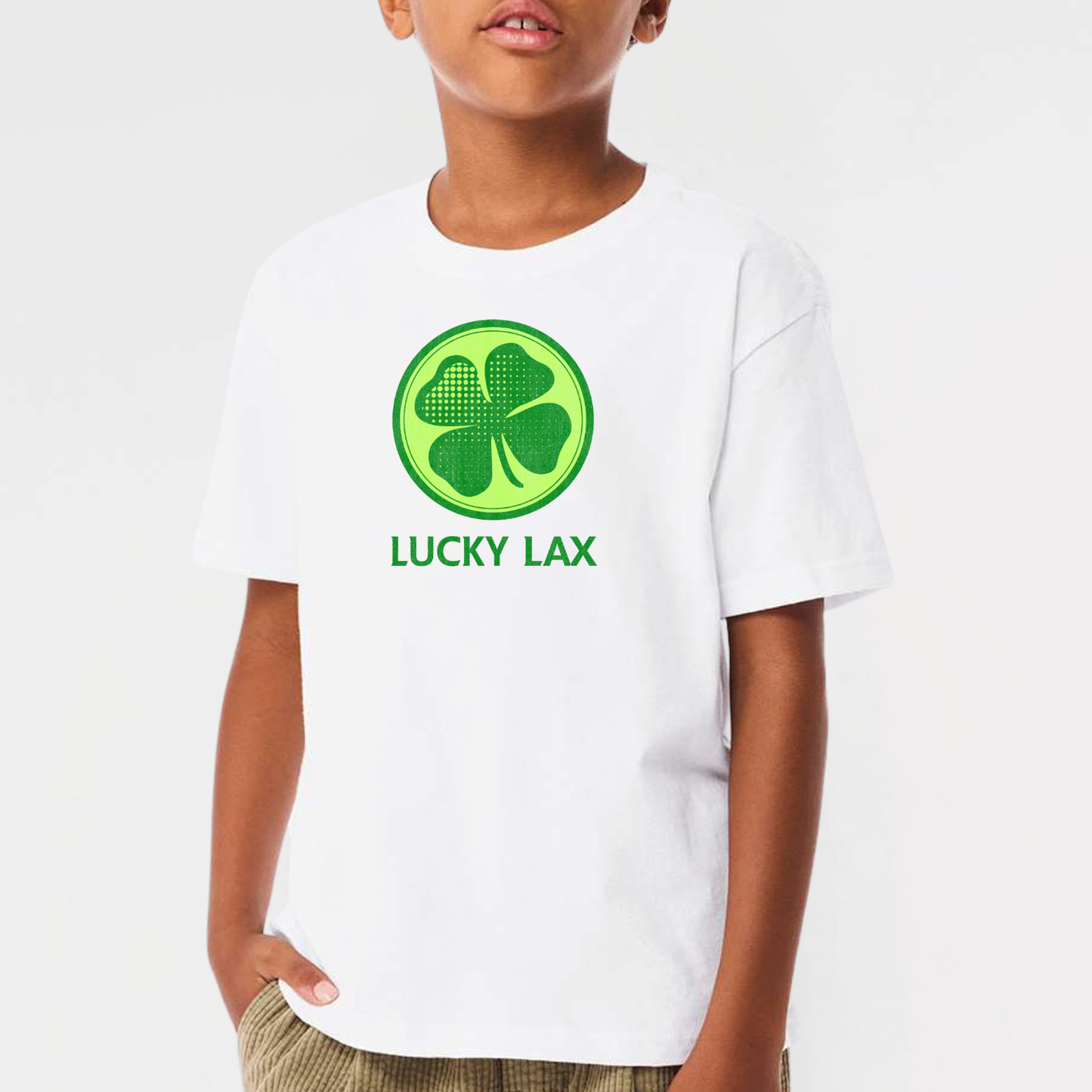 LuckyLax: *distressed graphic* 6oz Heavyweight T-Shirt
