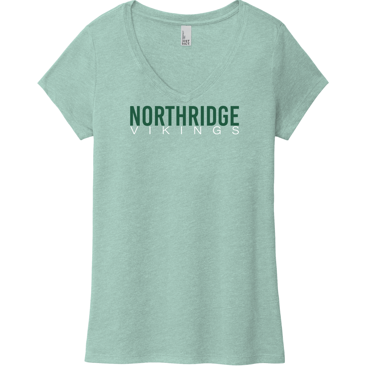 NRS: Northridge Vikings Women's Blended Short Sleeve V-Neck T-Shirt