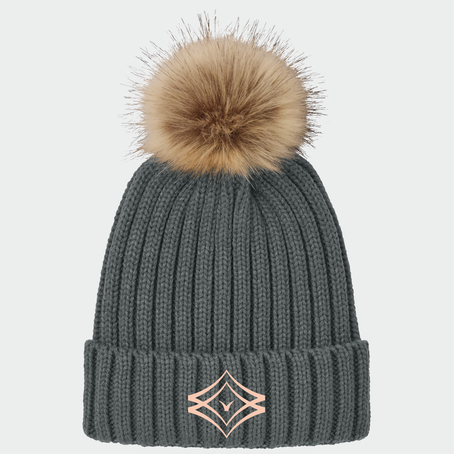 Nextier: Embroidered Pom Beanie