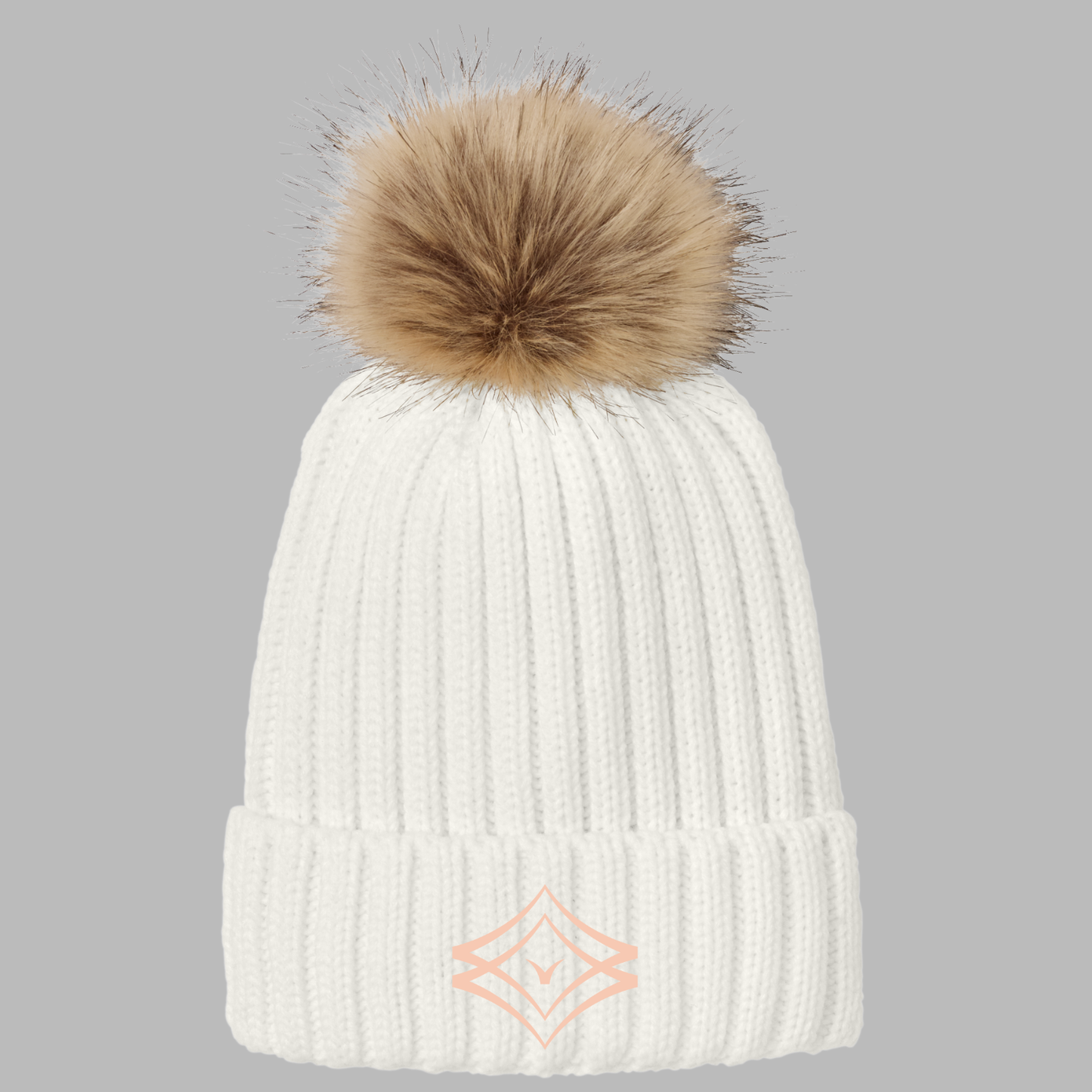 Nextier: Embroidered Pom Beanie