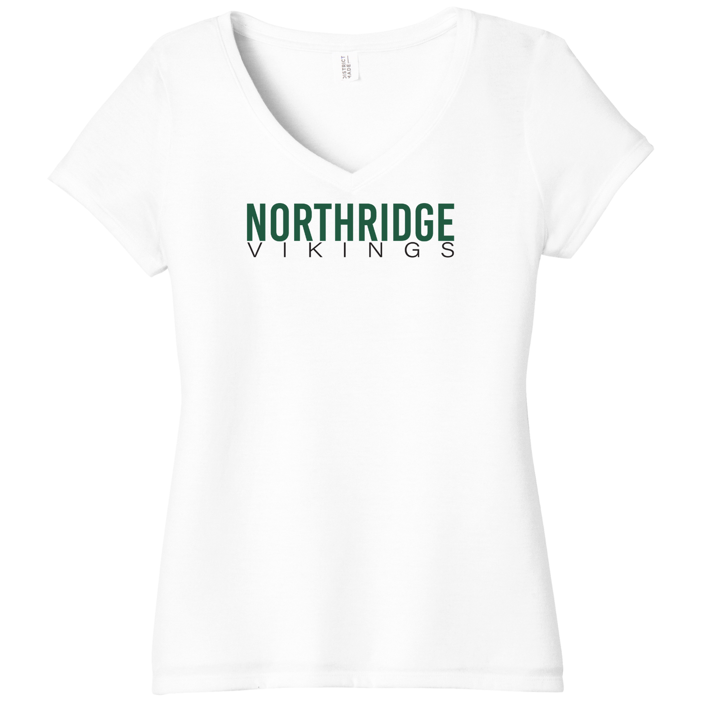 NRS: Northridge Vikings Women's Blended Short Sleeve V-Neck T-Shirt