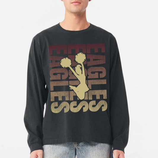 NAYCheer: Garment-Dyed Long Sleeve Tee