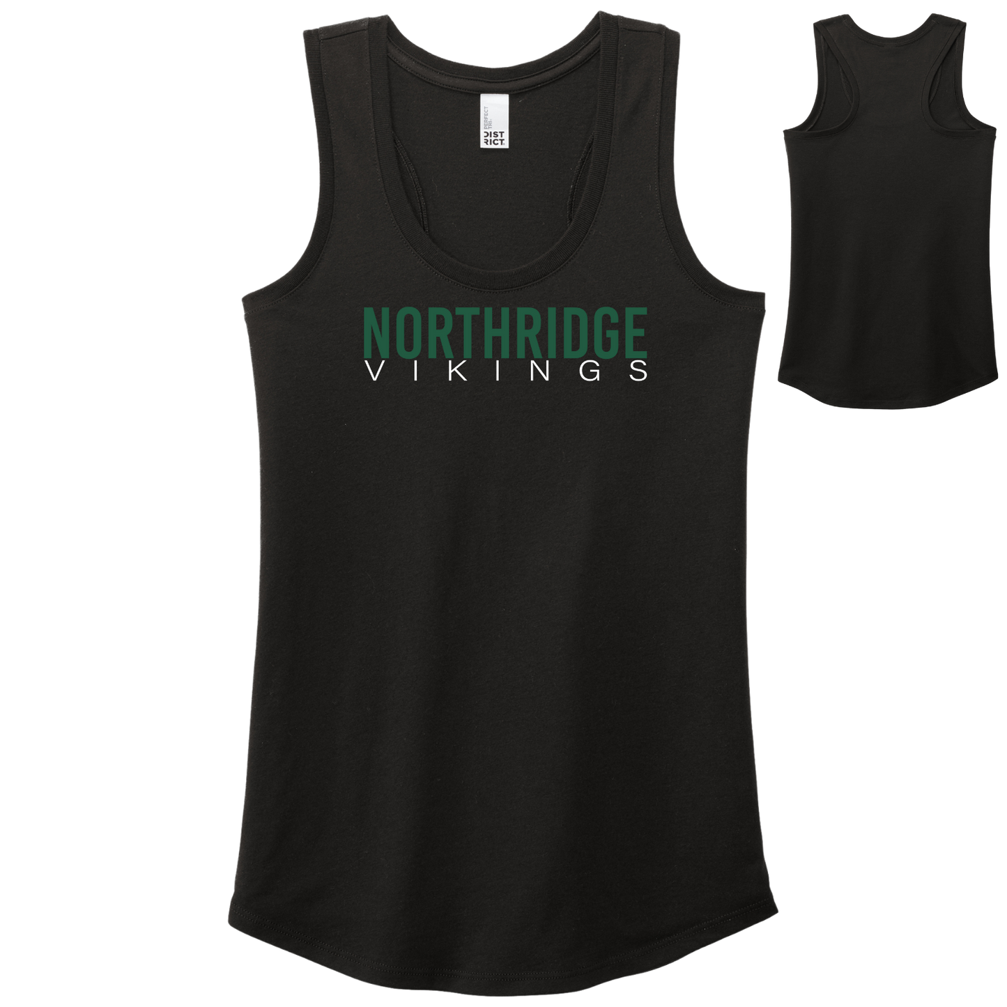 NRS: Northridge Vikings Women's Triblend Racerback Tank Top