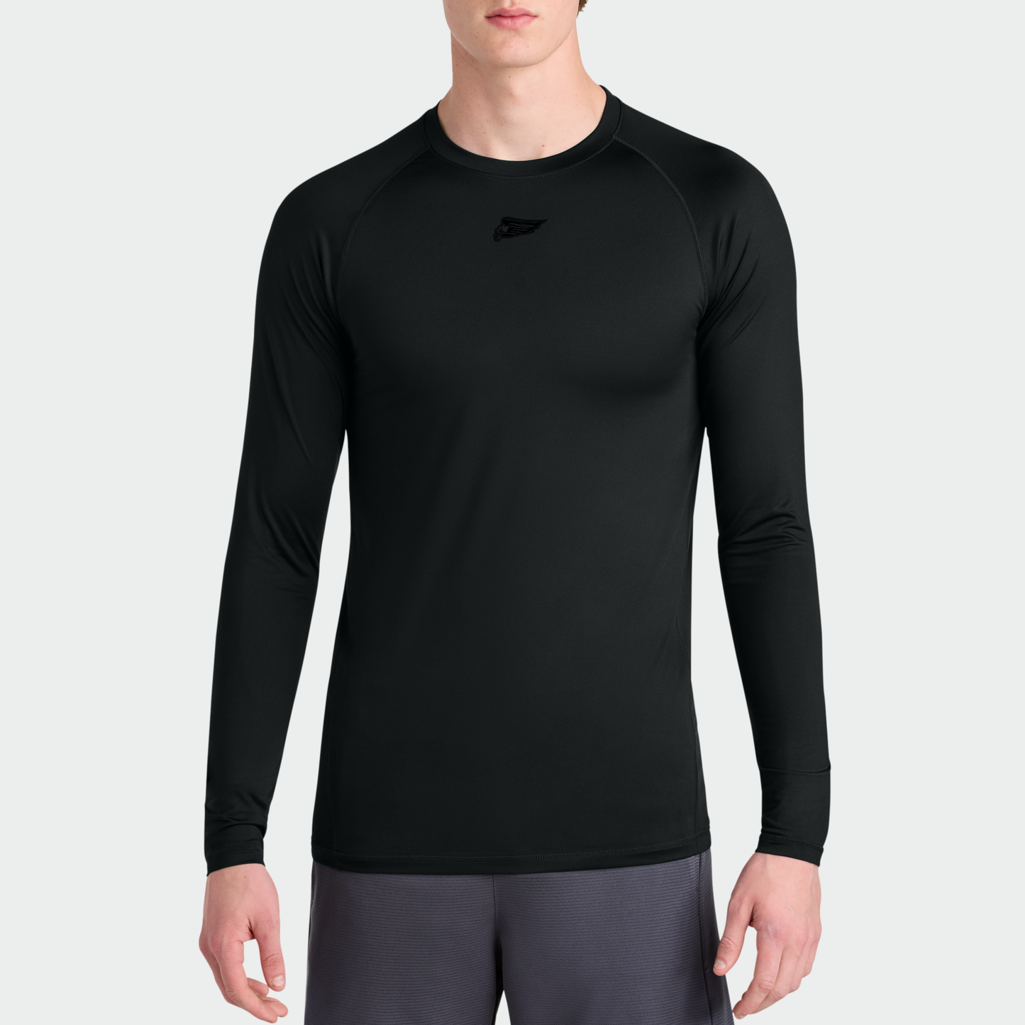 NAGS: Monochrome Eagle, Long Sleeve Compression Tee
