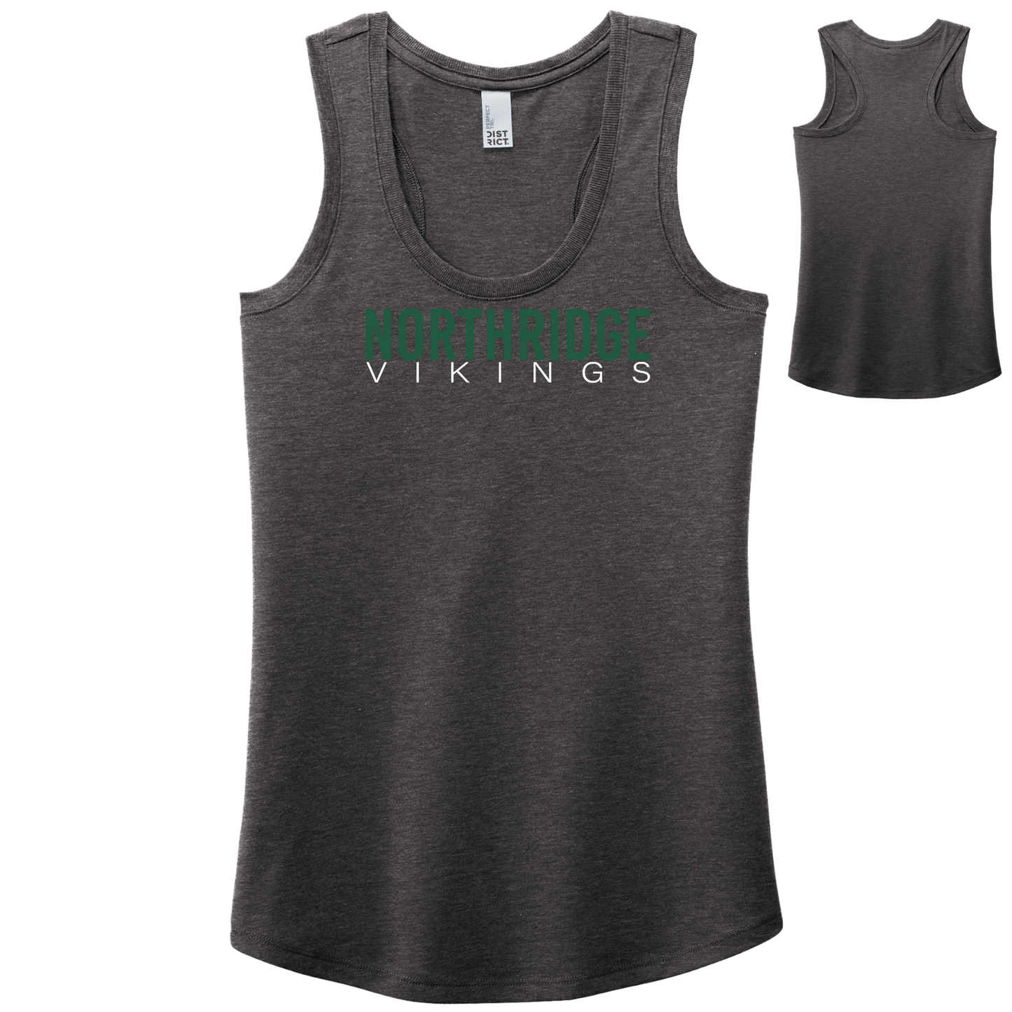 NRS: Northridge Vikings Women's Triblend Racerback Tank Top