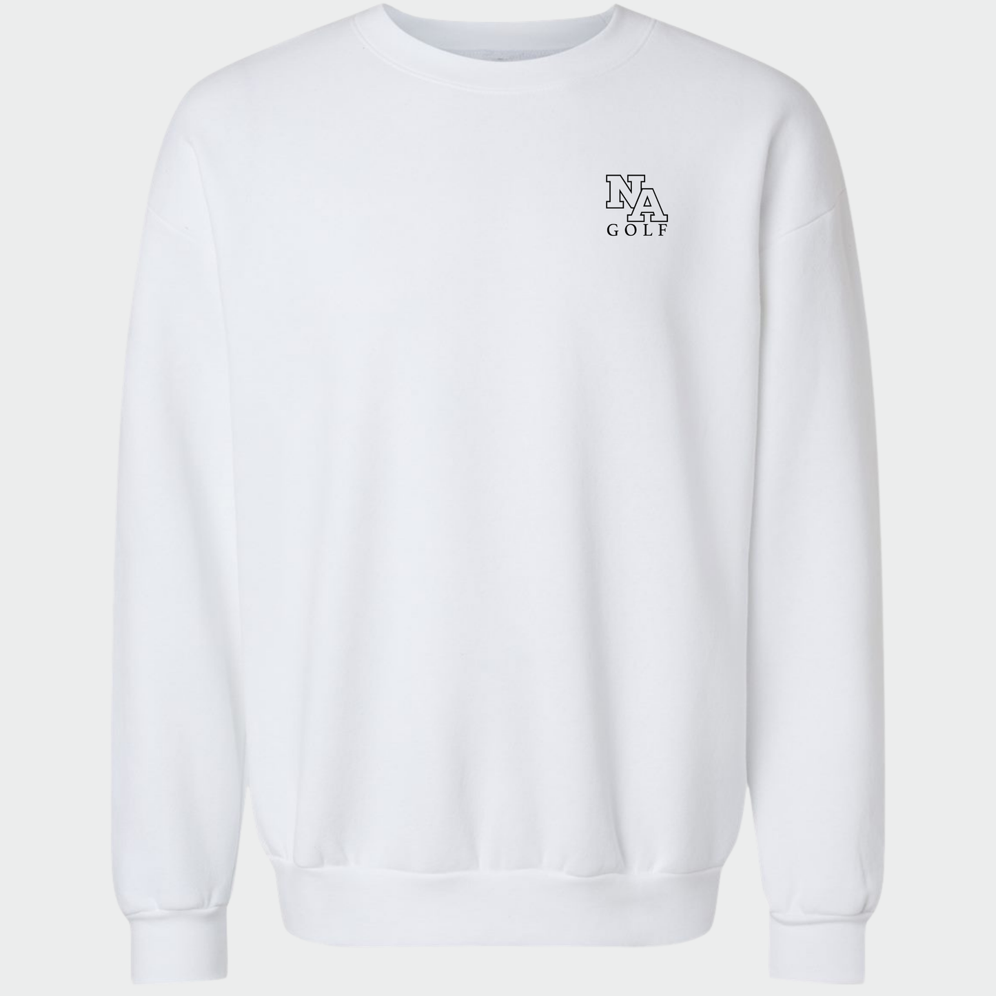 NAGolf: Embroidered, Reflex Fleece Crew Sweatshirt