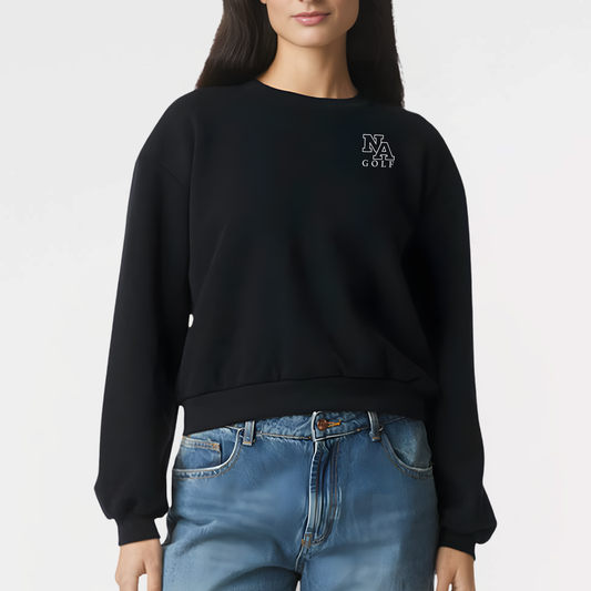 NAGolf: Embroidered, Reflex Fleece Crew Sweatshirt