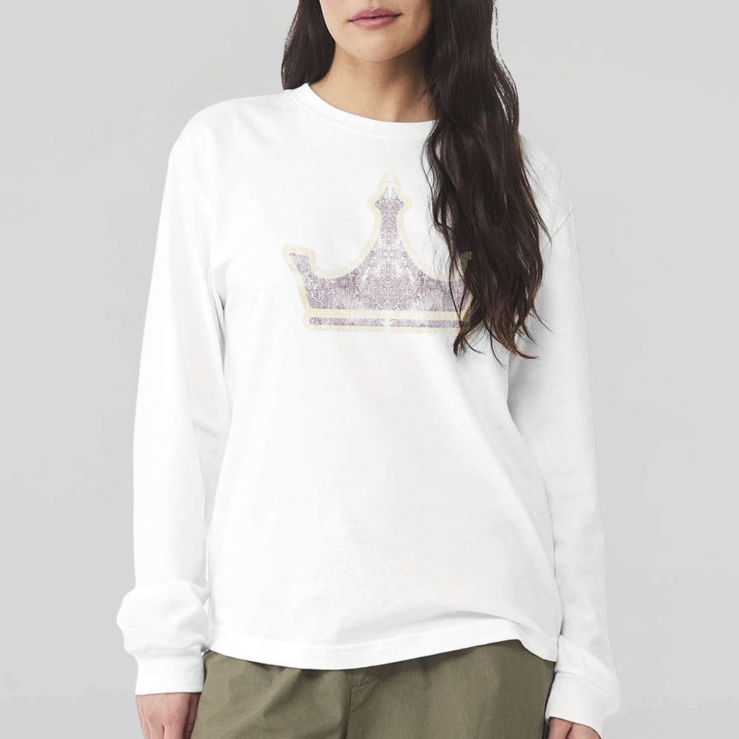 TCR: Triple Crown, Heavyweight Long Sleeve Tee *Distressed Print*