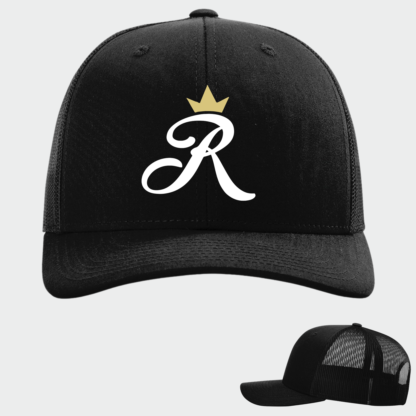 TCR: Crown R, Trucker Cap *3D Embroidered*
