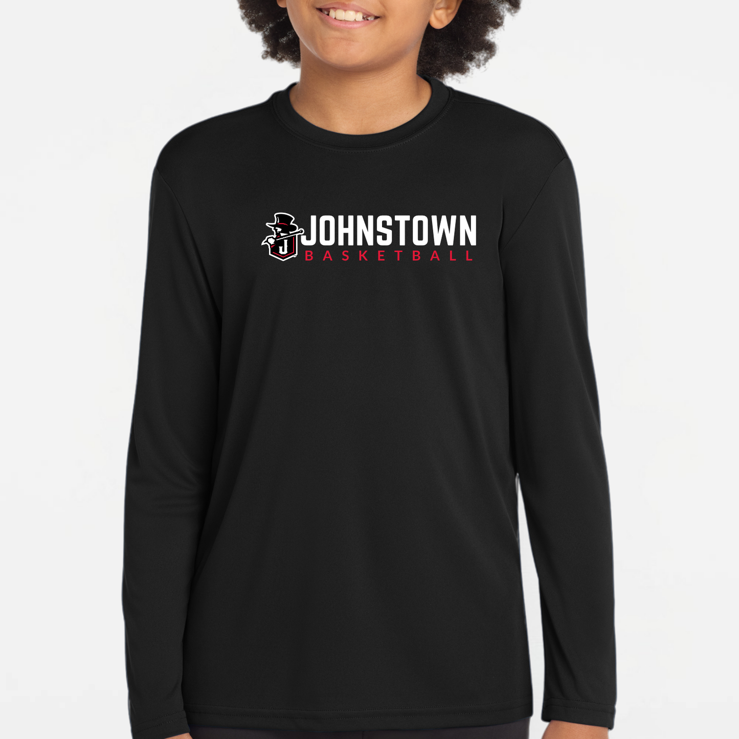 JYAA: Johnstown Basketball Long Sleeve Tech T-Shirt
