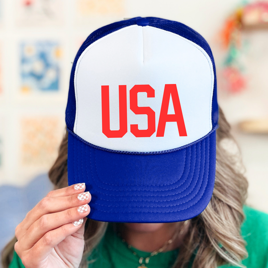 PATRIOTIC: USA Foam Trucker Hat