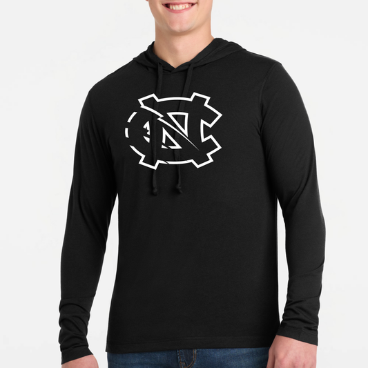 BRUINS: NC Long Sleeve Triblend Tech Hoodie