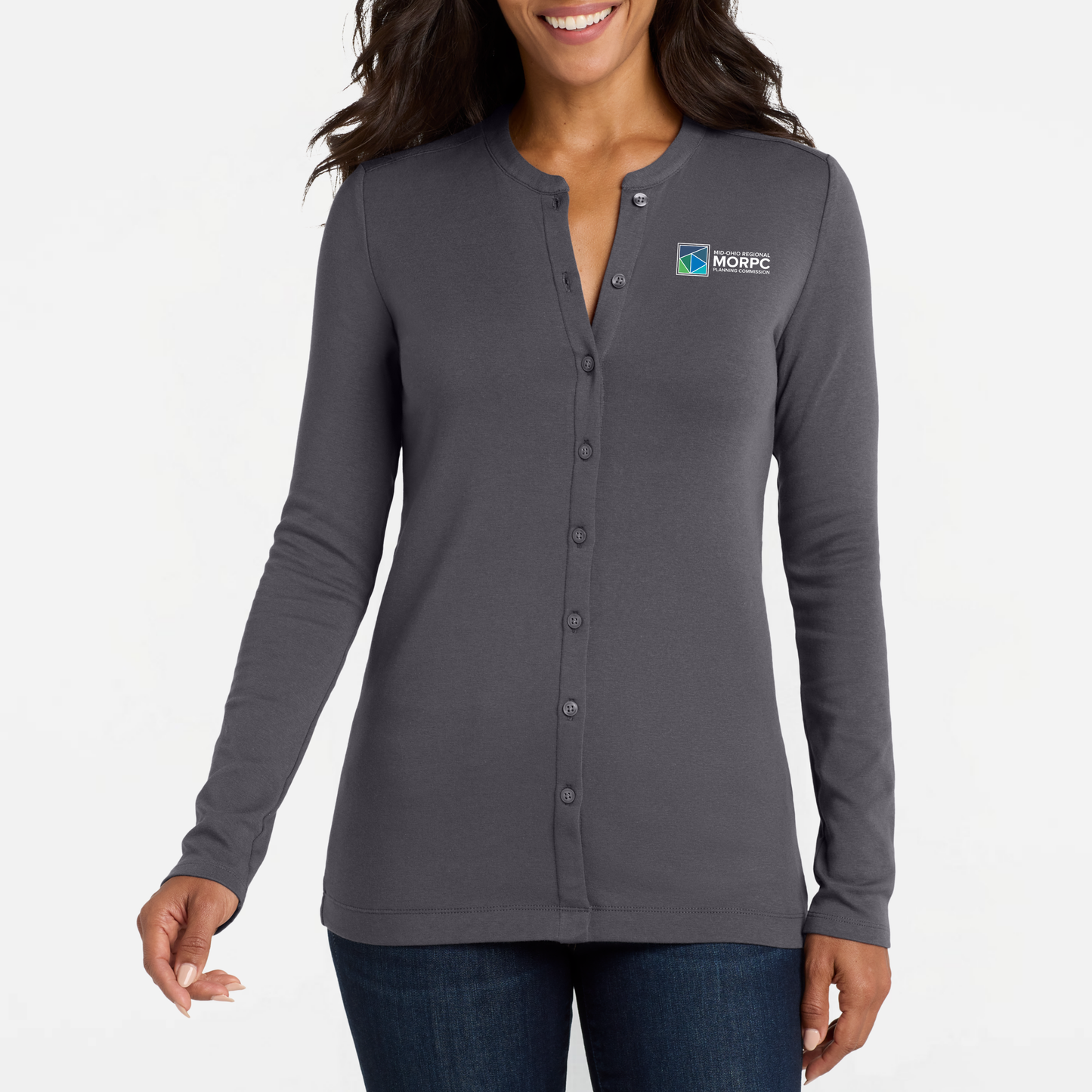MORPC: Women's Concept Stretch Button-Front Cardigan