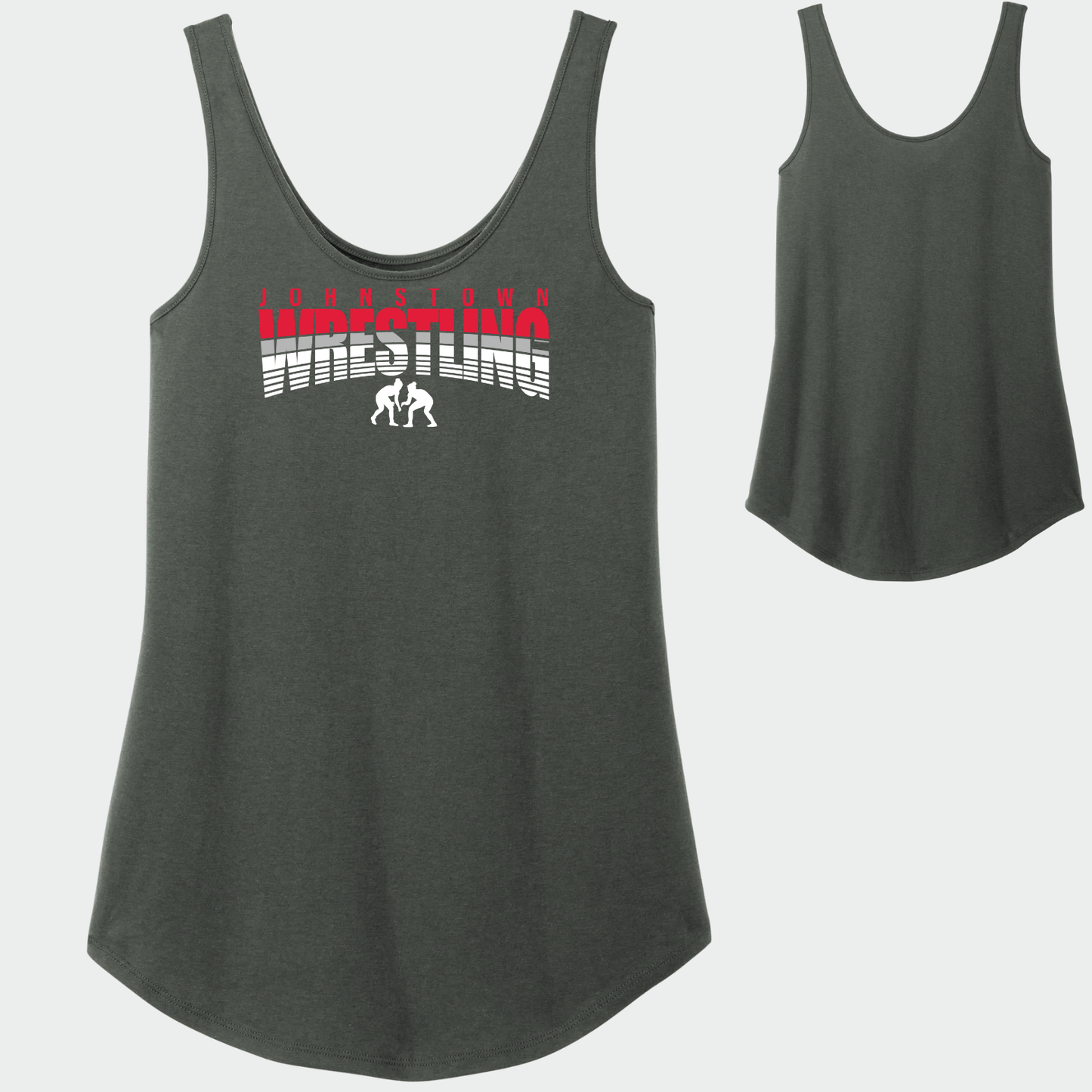 JYAA: Johnstown Wrestling Women's Triblend Tank Top