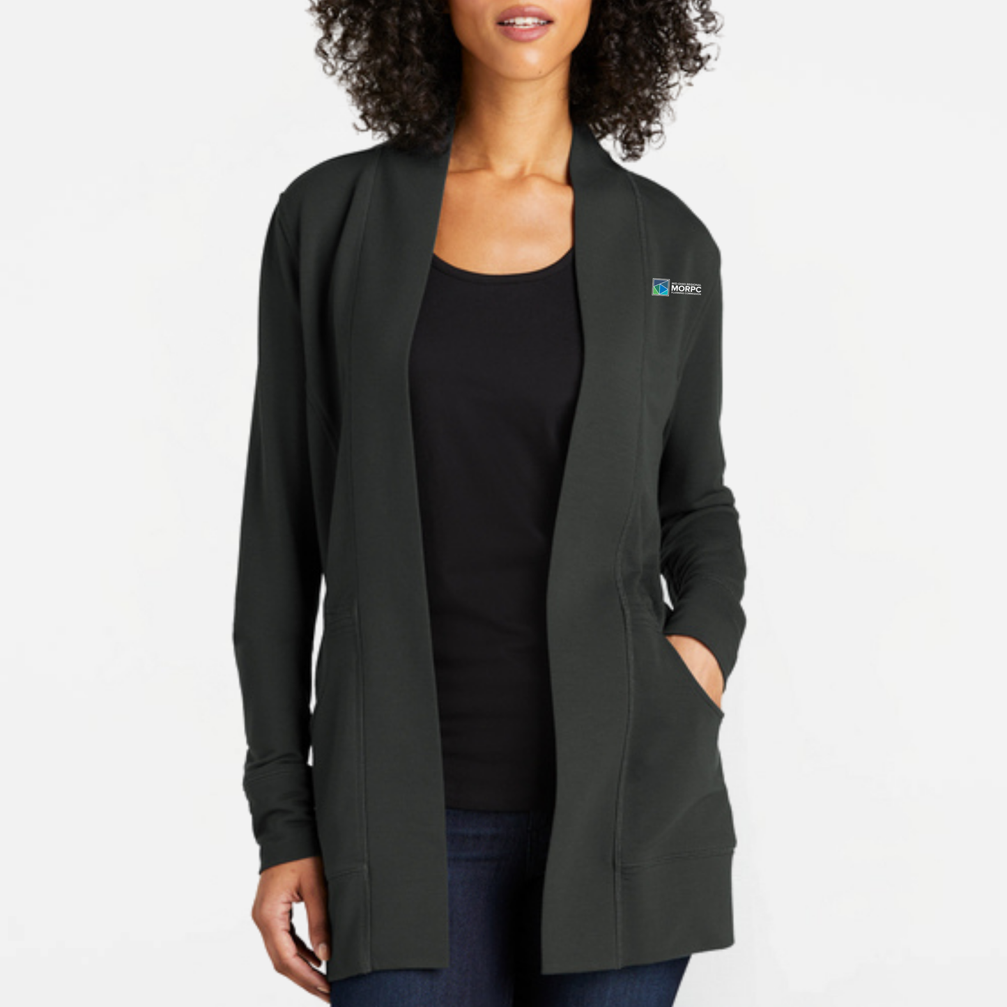 MORPC: Women's Microterry Cardigan