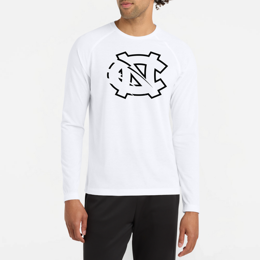 BRUINS: NC Long Sleeve Triblend Tech Tee