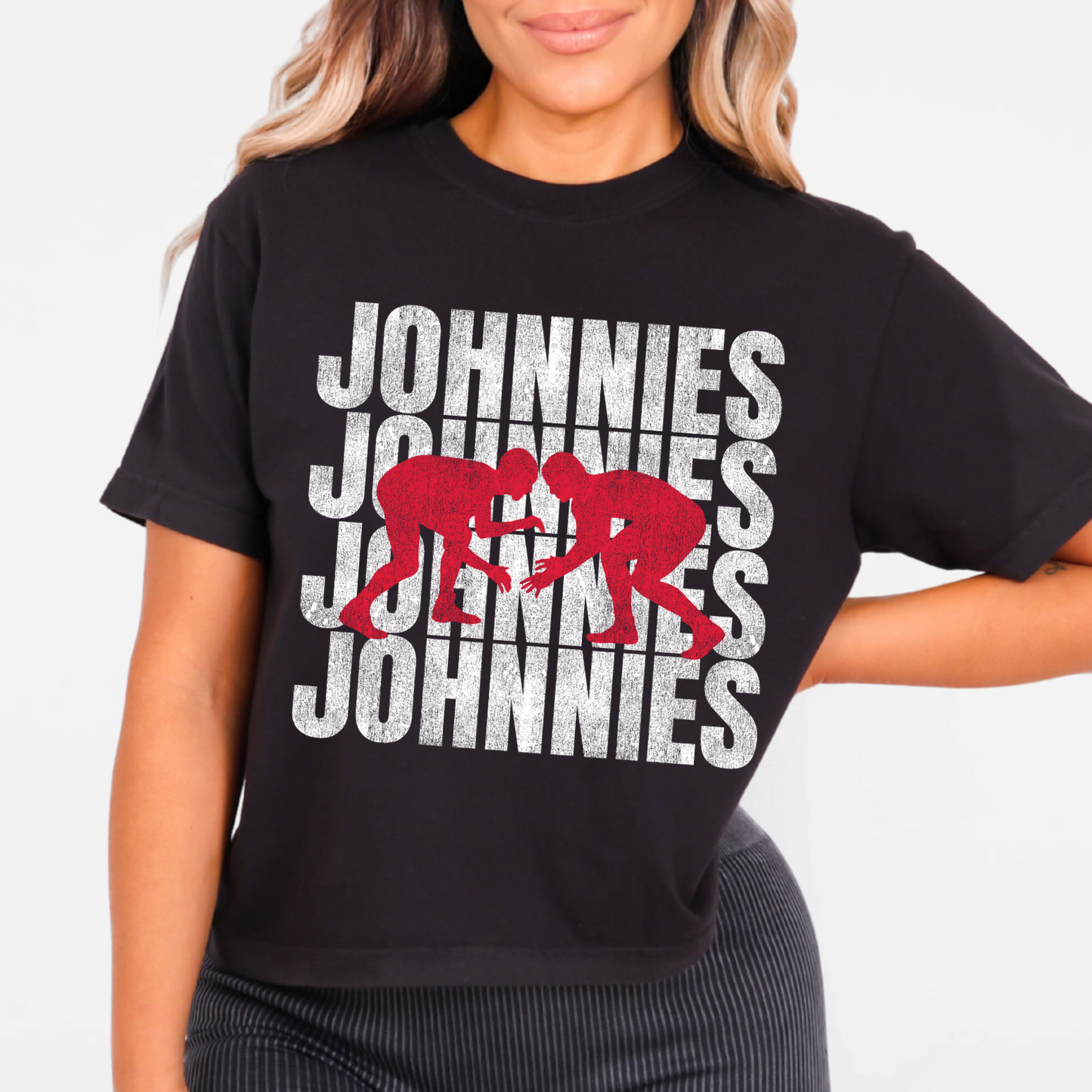 JYAA: Johnnies Wrestling *distressed graphic* Women's T-Shirt