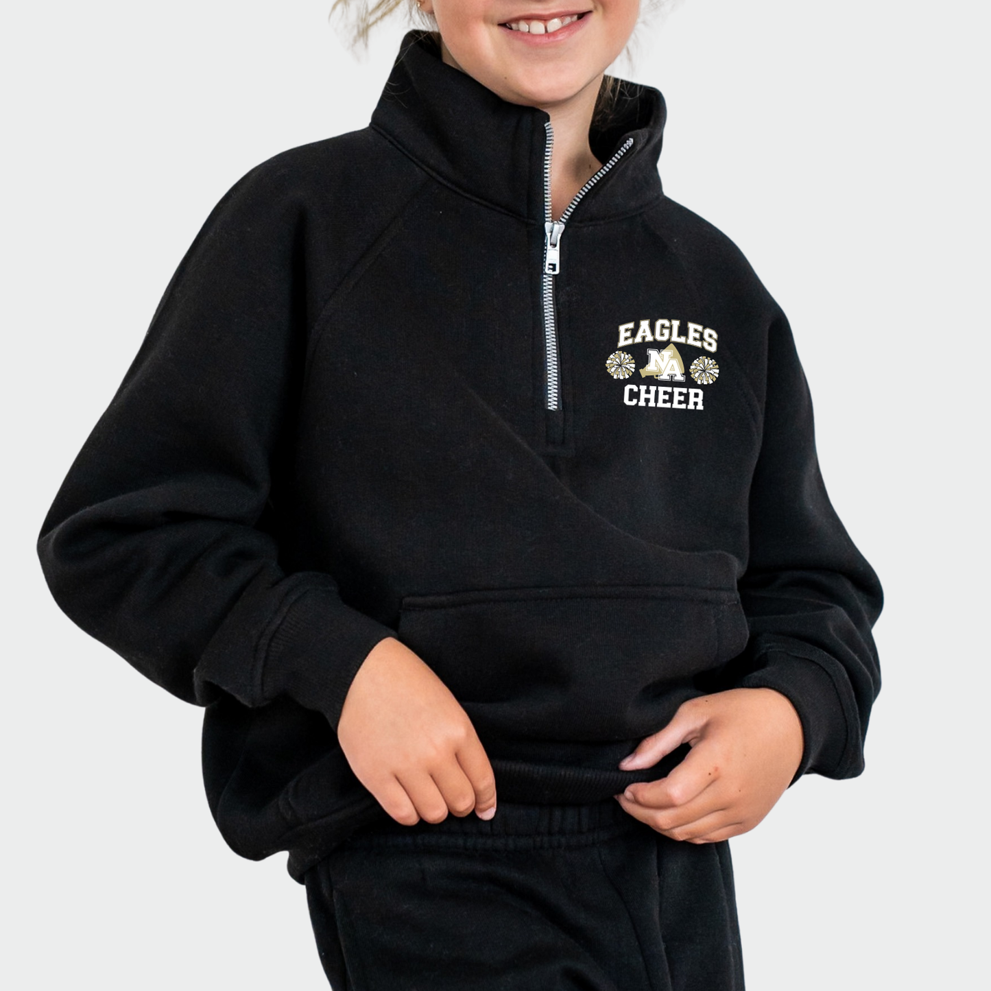 NAY Cheer:  Game Day Boxy Full Zip Fleece