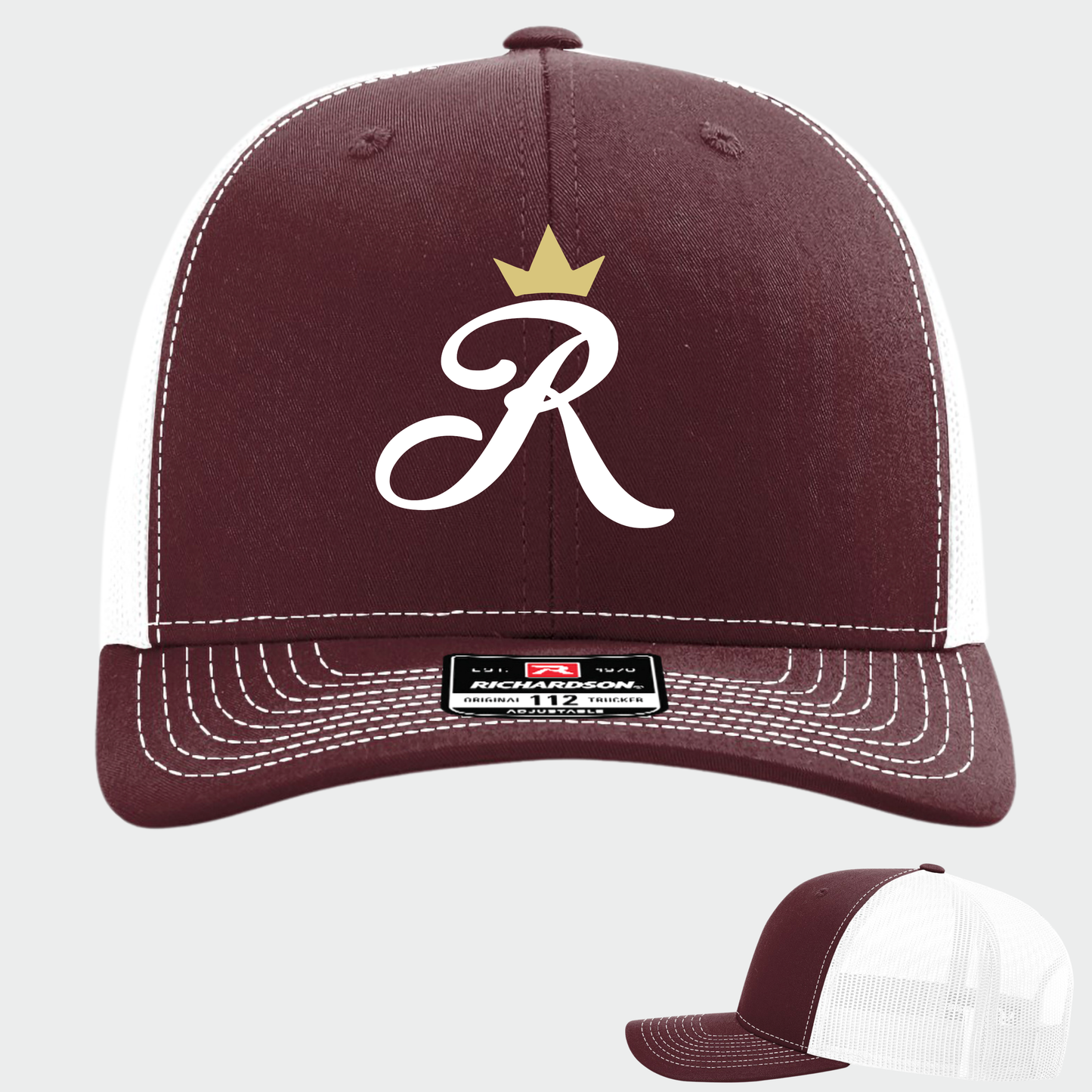 TCR: Crown R, Trucker Cap *3D Embroidered*