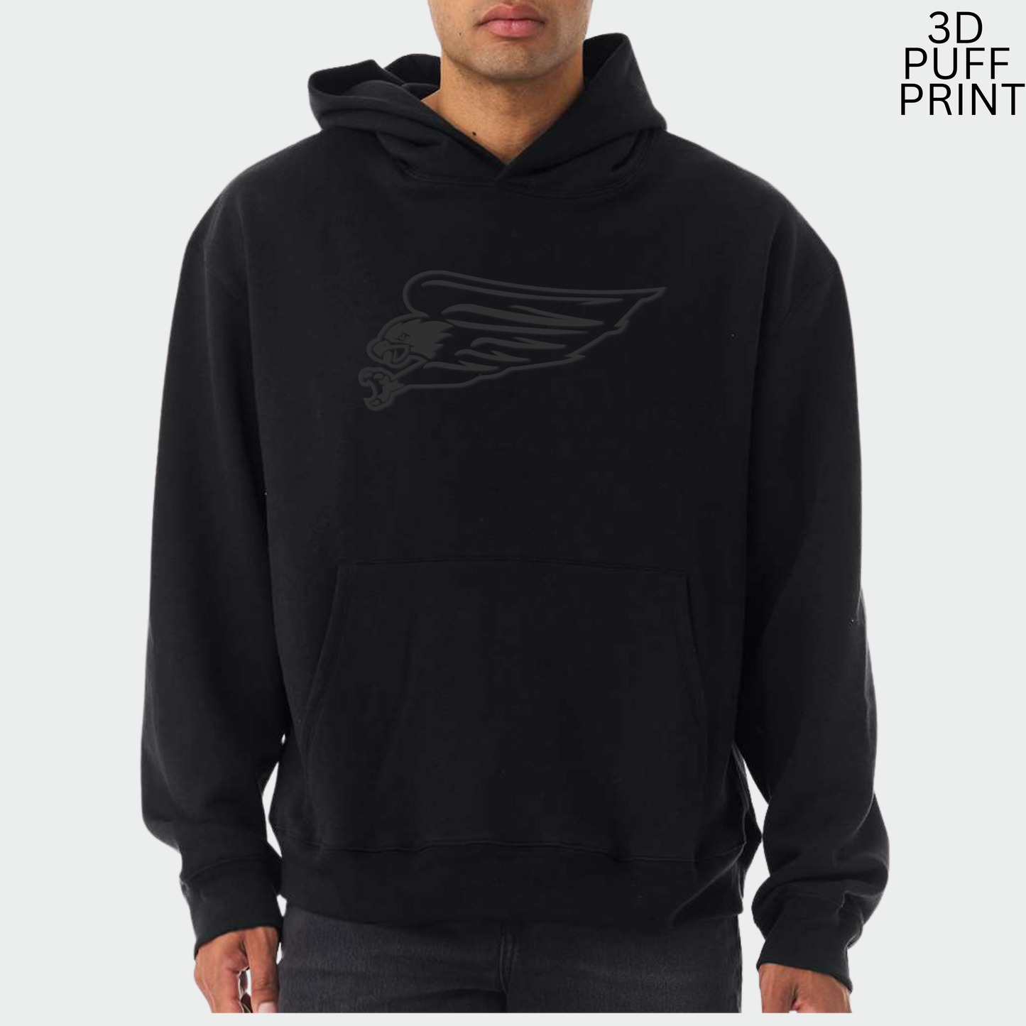 NAPTO: 3D Puff-Printed, Heavyweight Hooded Sweatshirt