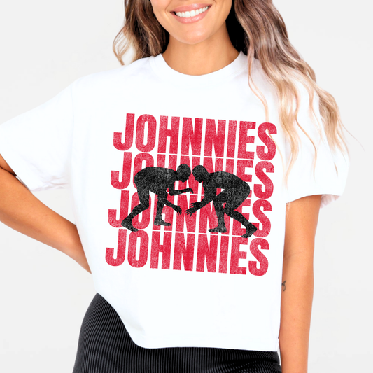 JYAA: Johnnies Wrestling *distressed graphic* Women's T-Shirt