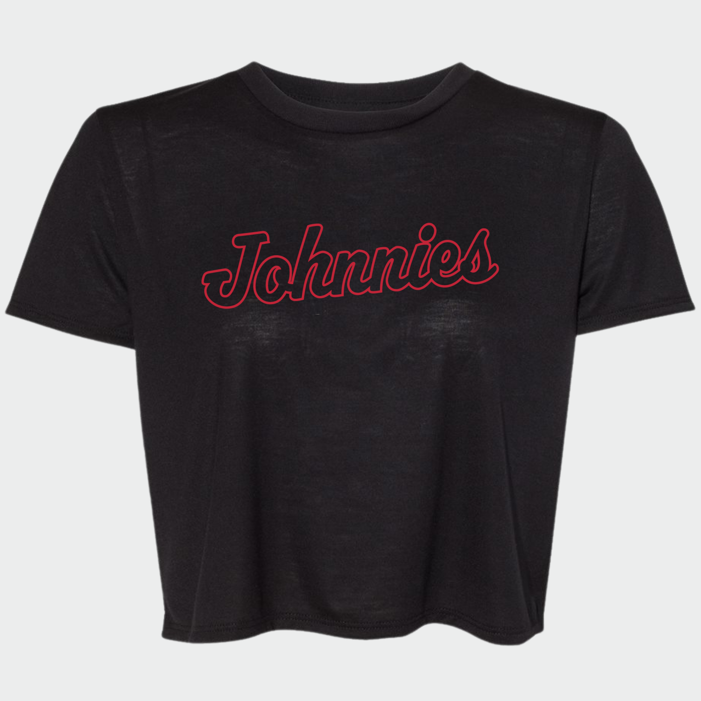 JTB: Johnnies Women's Flowy Cropped Tee