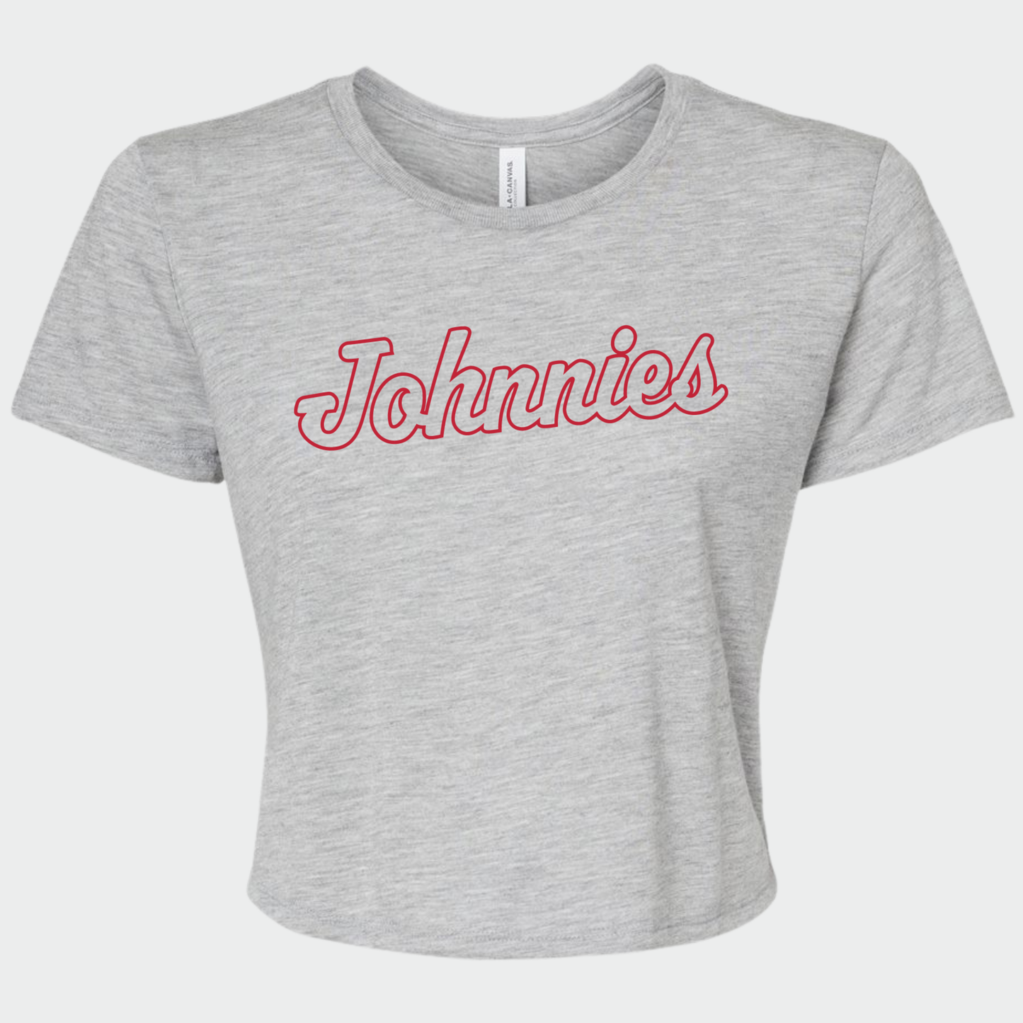 JTB: Johnnies Women's Flowy Cropped Tee