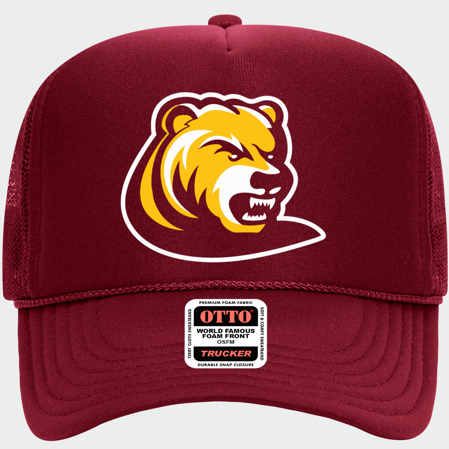 BRUINS: Bear Foam Trucker Hat